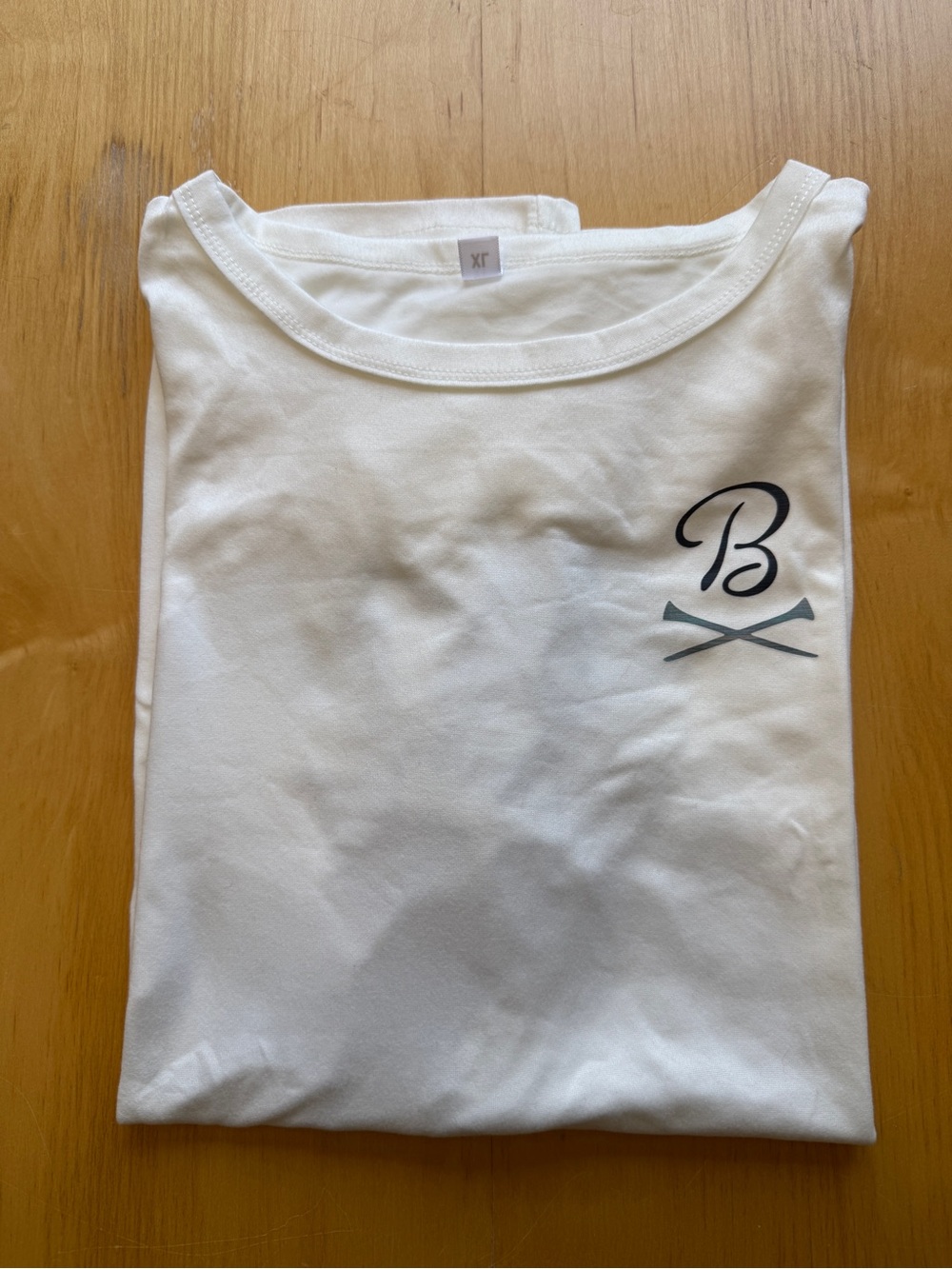 Barstool Golf Graphic T-Shirt White XL Golf Ball Logo Short Sleeve Tee